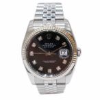 ROLEX ロレックス/デイトジャスト・10P新ダイヤ/ブラック/V番/116234G/V55**********/ROLEX/Aランク/93【中古】