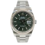 ROLEX ロレックス/デイトジャスト36・グリーンパーム/ランダム番/126234/22D*****/ABランク/05【中古】