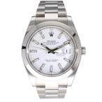 ROLEXロレックス/デイトジャスト41・ホワイト/ランダム番/126300/44E*****/Aランク/37【中古】