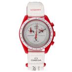 OMEGA×swatch オメガ×スウォッチ/ムーンスウォッチ/NISSION TO MARS/クオーツ/SO33R100/Aランク/19【中古】