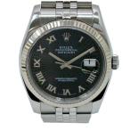 ROLEX Rolex /DATE JUST/ черный солнечный beam /116234/Z93****/AB разряд /77[ б/у ]