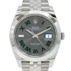 ROLEX ロレックス/デイトジャスト41・スレート×グリーン/ランダム番/126300/24M*****/SAランク/77【中古】
