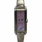GUCCI グッチ/スクエアフェイスウォッチ・GGピンク/レディース/クォーツ/109/136*****/ABランク/94【中古】