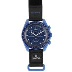 OMEGA×swatch オメガ/ムーンスウォッチ/MISSION TO NEPTUNE/クオーツ/SO33N100/Aランク/24【中古】