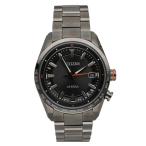 CITIZEN シチズン/アテッサ・アクトライン/ブラックチタン/電波ソーラー/CB0286-61E/412******/SAランク/06【中古】