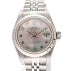 ROLEX ロレックス/デイトジャスト P番 ピンクシェル/SS/機械式自動巻キ/79174/P50****/ROLEX/Aランク/01【中古】