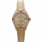 ROLEX ロレックス/デイトジャスト10P ルビーダイヤベゼル K18/69068G/W36****/ROLEX/Aランク/67【中古】