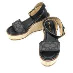 COACH Coach /ko- Lee эспадрильи signature Jaguar do23.0/CI047/A разряд /67[ б/у ]