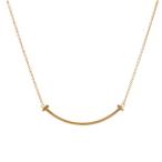 TIFFANY Tiffany /750T Smile колье / маленький /45cm/A разряд /69[ б/у ]