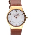 SKAGEN スカーゲン/腕時計 革ベルト/グレーネン/レディース/クォーツ/SKW2210/245****/レディース時計/Bランク/75【中古】