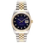 ROLEX Rolex / Date Just 10P diamond / голубой градация /16233G/S59****/A разряд /75[ б/у ]