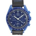 OMEAGA×swatch オメガ/MISSION TO NEPTUNE/クオーツ/SO33N100/Aランク/25【中古】