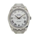 ROLEX ロレックス/デイトジャスト41/白文字盤/ローマン/126300/629*****/ROLEX/Aランク/82【中古】