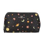 COACH/ cosme сумка / космос рисунок /F29409/D18**/A разряд /19[ б/у ]