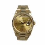 ROLEX ロレックス/デイデイト/金無垢/10Pダイヤ/18238A/S61****/Aランク/84【中古】