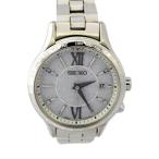 SEIKO セイコー/レディースソーラー電波腕時計/1B35-0AB0/8O0***/時計/ABランク/88【中古】