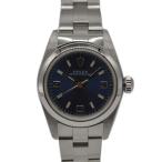 ROLEX ロレックス/オイスターパーペチュアル/ブルー文字盤/76080/A40**********/腕回リ:約17cm/Aランク/89【中古】