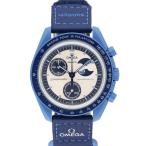 OMEGA&amp;Swatch オメガ/MISSION TO THE SUPERBLUE MOONPHASE/SO33N700/Aランク/94【中古】