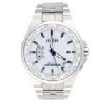 CITIZEN シチズン/電波ソーラー腕時計/デイト白文字盤/H145-S116643/931******/Bランク/37【中古】