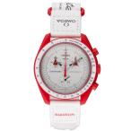 OMEGA×swatch オメガ×スウォッチ/ムーンスウォッチ MISSION TO MARS/クォーツ/SO33R100/Aランク/05【中古】