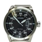 CITIZENシチズン/アビエイターエコドライブメッシュバンド/J810-S090822/981******/ABランク/52【中古】