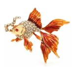 Yahoo! Yahoo!ショッピング(ヤフー ショッピング)ブローチ 輝く金魚 結婚式 ブライダル ウェディング 成人式 お宮参り 入学式 卒業式 七五三 夜会 挙式 インスタ 撮影 発表会 二次会 パーティー