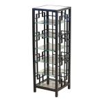  подставка для тапочек 6 пара мрамор черный чёрный железный модный elegant вход место хранения полки 