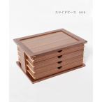  маленький выдвижной ящик из дерева скользящий кейс A4-4doli.-mi-pa-son Asahikawa craft 
