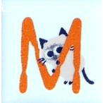 Yahoo! Yahoo!ショッピング(ヤフー ショッピング)【陶器】【タイル】【アニーブンキャッツ】 ピチタイル文字「Ｍ」