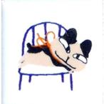 Yahoo! Yahoo!ショッピング(ヤフー ショッピング)【陶器】【タイル】【アニーブンキャッツ】 ピチタイル文字  「イスとねこNO.1」