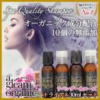 シャンプー＆トリートメント 30ml ローズ&amp;ラベンダー(トライアルセット)【 スパ品質 ホホバオイル 配合】 a gleam organic ボタニカル ノンシリコン 弱酸性
