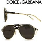 DOLCE&GABBANA サングラス ブランド ドルチェ&ガッバーナ ブラック ティアドロップ 0DG-2257-1334-87