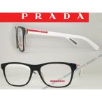 PRADA LINEA ROSSA メガネフレーム ブランド 0PS-01FV-TIN1O1 ブラック×ホワイト