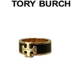 TORY BURCH トリーバーチ 指輪 リング アクセサリー ゴールド×ブラック 60359-720