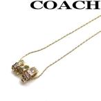 COACH コーチ ブランド ネックレス レディース シグネチャー トリオ ゴールド×ダスティーローズ 89252-GDDRO