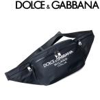 【在庫処分特価】DOLCE&GABBANA ベルトバッグ ドルチェ&ガッバーナ ボディバッグ ウェストポーチ ブラック BM2194-AG182-8B956