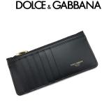 【在庫処分特価】DOLCE&GABBANA ドルチェ&ガッバーナ カードケース ブランド レザー コインケース ブラック BP2172-AZ607-80999 コンパクト財布