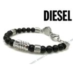 DIESEL ディーゼル ブラック ブレスレット DX0847040