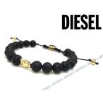 DIESEL ディーゼル ブラック ブレスレット DX1069710