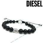 DIESEL ディーゼル ブラック ブレスレット DX1070040