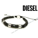 DIESEL ディーゼル ブラック ブレスレット DX1121040