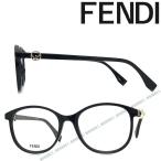 FENDI　フェンディ メガネフレーム ブランド ブラック FF-0299-807