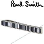 Paul Smith ポールスミス ネクタイピン シルバー×グレーマルチストライプ M1ATPIN-AMOPL04