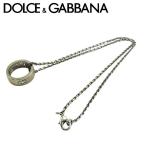 ショッピングGABBANA 【中古】DOLCE&GABBANA ドルチェ＆ガッバーナ リングネックレス【非常に良い】ペンダント アクセサリー シルバー  r-dg-n-p250915-03