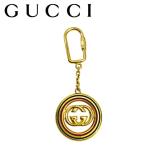 [ б/у ]GUCCI Gucci брелок для ключа [ очень хороший ] Inter locking G Gold кольцо для ключей сумка очарование бренд r-gg-k-p251005-13