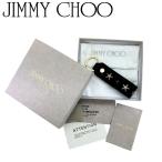 [ б/у ]JIMMY CHOO Jimmy Choo брелок для ключа [ почти новый товар ] кольцо для ключей черный Star заклепки кожа чехол для ключей r-jc-k-0061-07