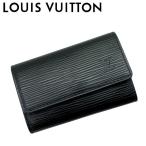 【中古】LOUIS VUITTON ルイヴィトン キーケース 【非常に良い】ブラック M63812 エピ ミュルティクレ 6連 鍵入れ r-lv-k-p250831-02