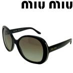 ショッピングミュウミュウ 【中古】miu miu ミウミウ ミュウミュウ サングラス【ほぼ新品】グラデーションブラック UVカット レディース  r-miu-s-p20250309-04