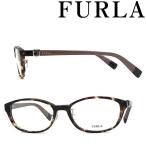 FURLA フルラ ダークハバナ メガネフレーム 眼鏡 VFU-409J-07R5