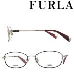 FURLA フルラ ホワイトゴールド メガネフレーム ブランド 眼鏡 VFU-420J-0I88